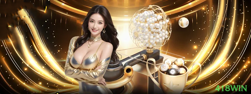 Imagem promocional dos jogos de lottery da 418win